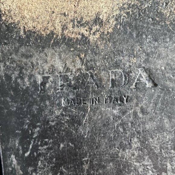 PRADA SPORT LEATHER DRESS LOAFERS US 10 EUR 9 - Picture 6 of 9